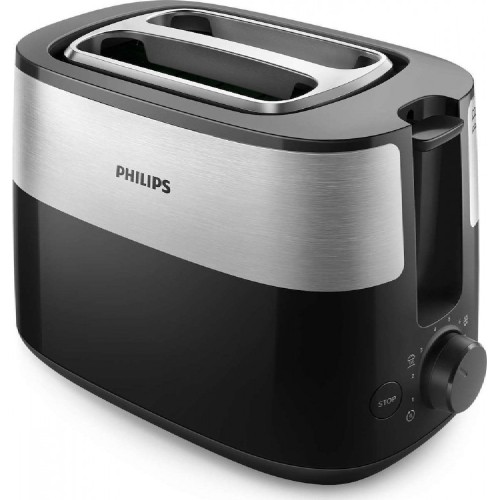 ΦΡΥΓΑΝΙΕΡΑ PHILIPS HD2516/90 INOX/BLACK 830W 2ΘΕΣΕΩΝ